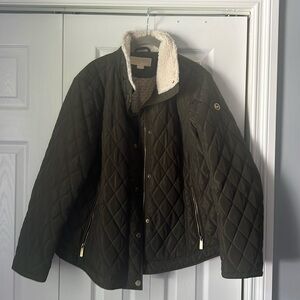 green michael kors jacket